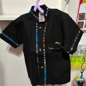 Toddler Boy's Mexican Style Shirt Size 2